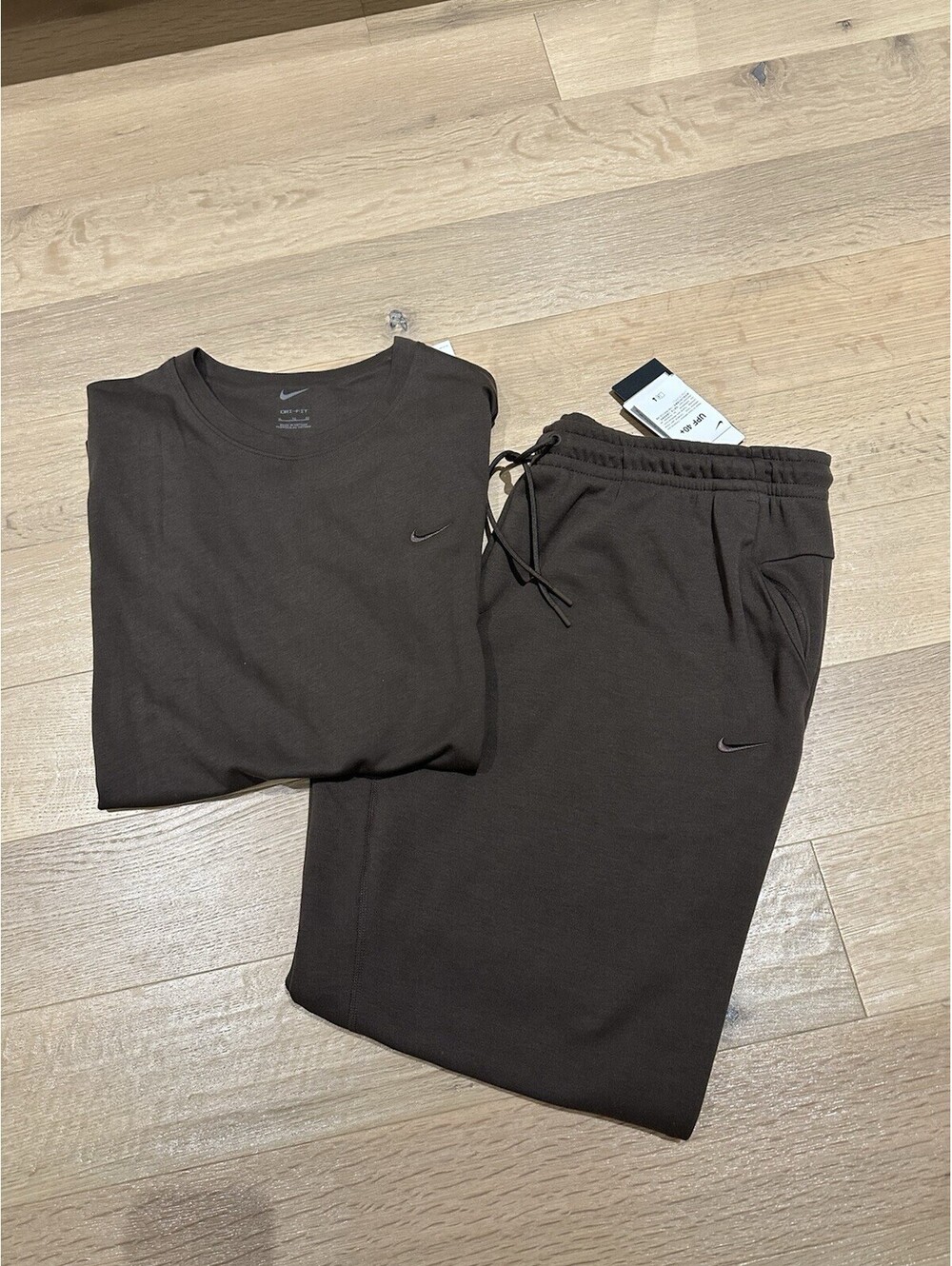 Nike Brown Dri-fit Cropped Track Set Men’s XL Brown